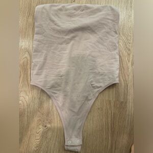 Free People Tan strapless bodysuit size xs/s